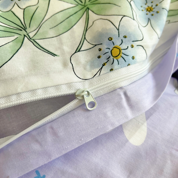 91家纺网 家纺一手货源 找家纺 希文 2022新款全棉印花四件套-繁花系列 甜心