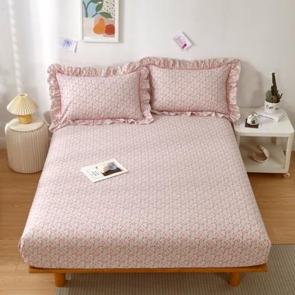 91家纺网 家纺一手货源 找家纺 宝齐莱 2022新款13372韩版全棉印花单床笠 姹紫嫣红