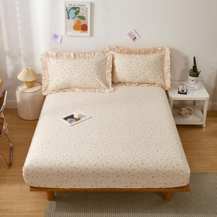 91家纺网 家纺一手货源 找家纺 宝齐莱 2022新款13372韩版全棉印花单床笠 萌趣