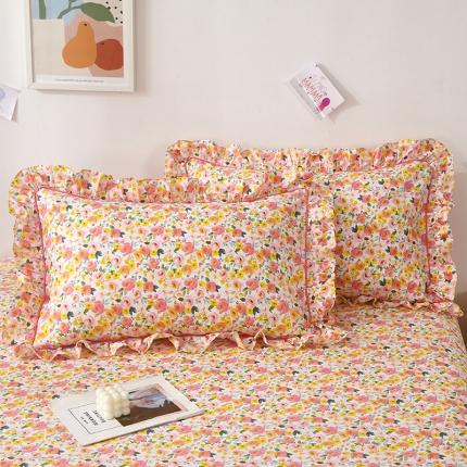 91家纺网 家纺一手货源 找家纺 (总）宝齐莱 2022新款13372韩版全棉印花枕套