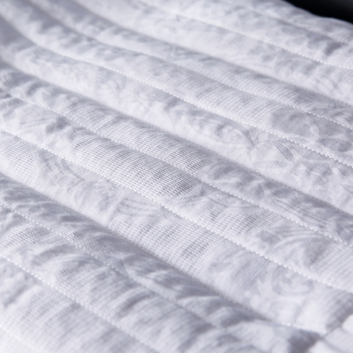 91家纺网 家纺一手货源 找家纺 全棉60S贡缎提花决明子木棉两用护颈羽丝绒枕芯定型硬枕头