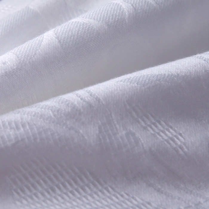 91家纺网 家纺一手货源 找家纺 全棉60S贡缎提花决明子木棉两用护颈羽丝绒枕芯定型硬枕头