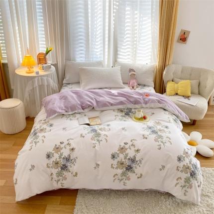 91家纺网 家纺一手货源 找家纺 （总）宝齐莱 2022新款13372全棉印花单被套