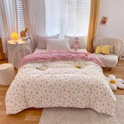 91家纺网 家纺一手货源 找家纺 （总）宝齐莱 2022新款13372全棉印花单被套