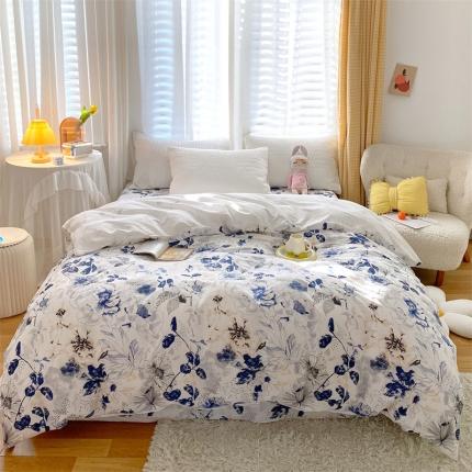 91家纺网 家纺一手货源 找家纺 （总）宝齐莱 2022新款13372全棉印花单被套