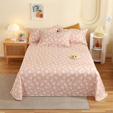 91家纺网 家纺一手货源 找家纺 宝齐莱 2022新款13372全棉印花单床单 恋语