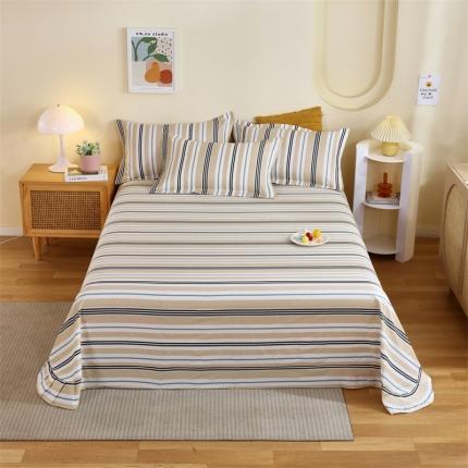 91家纺网 家纺一手货源 找家纺 宝齐莱 2022新款13372全棉印花单床单 倾城时光