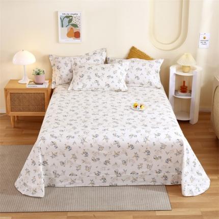 91家纺网 家纺一手货源 找家纺 宝齐莱 2022新款13372全棉印花单床单 薇薇安