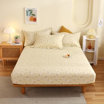 91家纺网 家纺一手货源 找家纺 宝齐莱 2022新款13372全棉印花单床笠 安琪儿