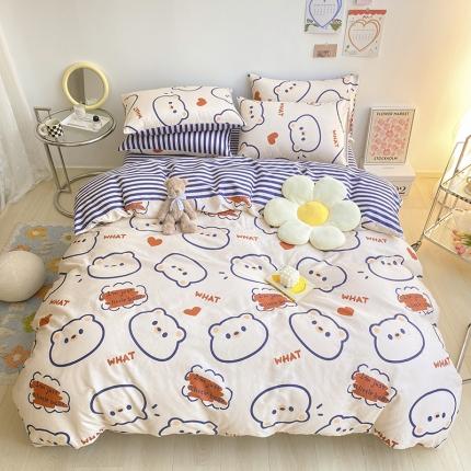 91家纺网 家纺一手货源 找家纺 （总）雅居纺家纺 2022新款13070全棉四件套