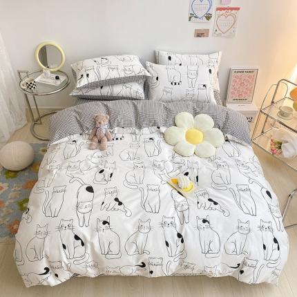 91家纺网 家纺一手货源 找家纺 （总）雅居纺家纺 2022新款13070全棉四件套