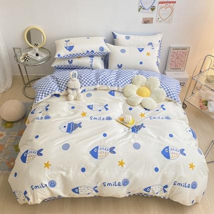 91家纺网 家纺一手货源 找家纺 （总）雅居纺家纺 2022新款13070全棉四件套