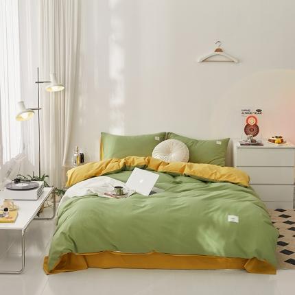 91家纺网 家纺一手货源 找家纺 （总）雅居纺家纺 2022新款全棉水洗棉四件套