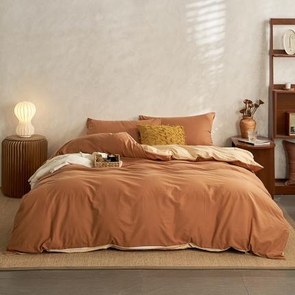 91家纺网 家纺一手货源 找家纺 （总）雅居纺家纺 2022新款全棉水洗棉四件套