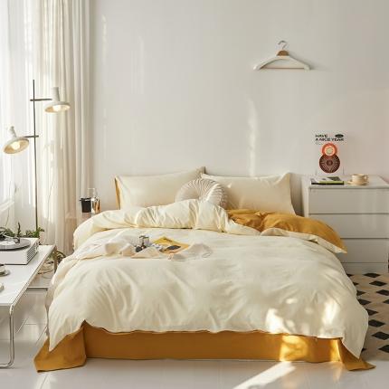 91家纺网 家纺一手货源 找家纺 （总）雅居纺家纺 2022新款全棉水洗棉四件套