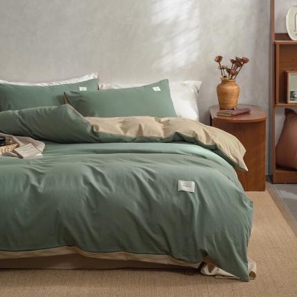 91家纺网 家纺一手货源 找家纺 （总）雅居纺家纺 2022新款全棉水洗棉四件套