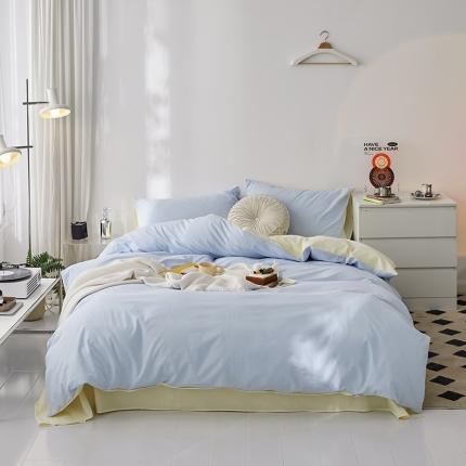 91家纺网 家纺一手货源 找家纺 （总）雅居纺家纺 2022新款全棉水洗棉四件套