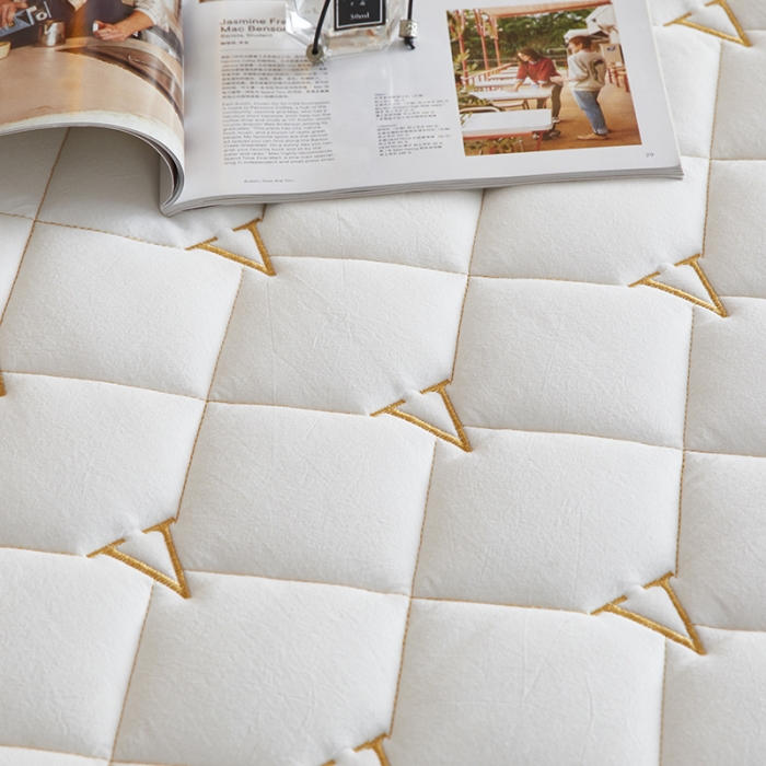 91家纺网 家纺一手货源 找家纺 (总)久典 2022新款A类全棉色织水洗棉刺绣抗菌防螨夹棉床笠