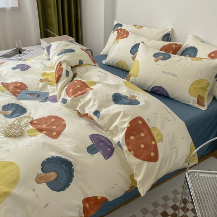 91家纺网 家纺一手货源 找家纺 （总）麦伦   2022新款春季新品全棉斜纹四件套第1波