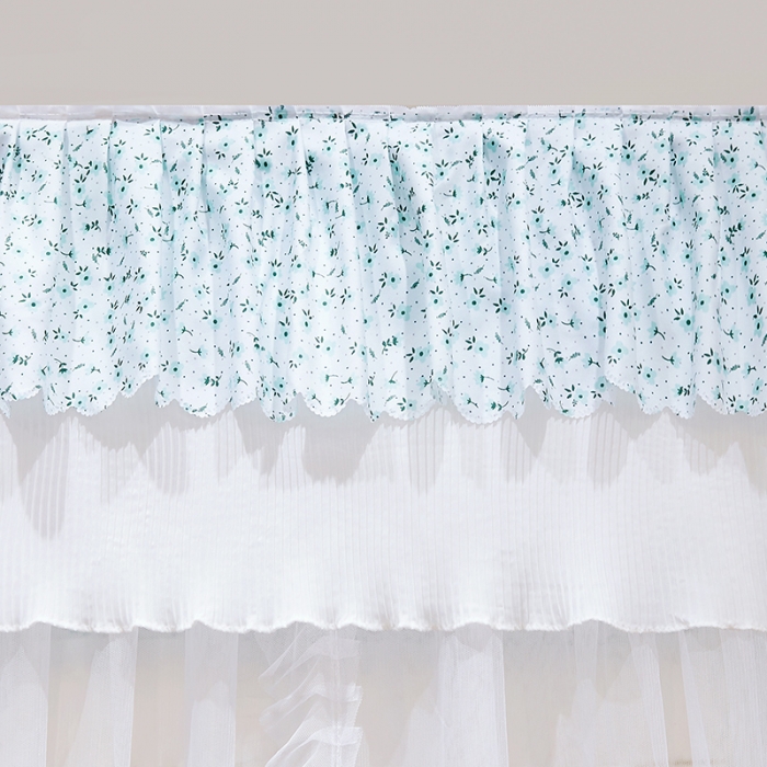 91家纺网 家纺一手货源 找家纺 （总）艾晶美 2022新款遮光床幔双层导轨蚊帐