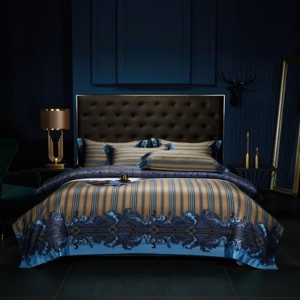 91家纺网 家纺一手货源 找家纺 （总）缔缦家纺 2022新款长绒棉数码印花四件套