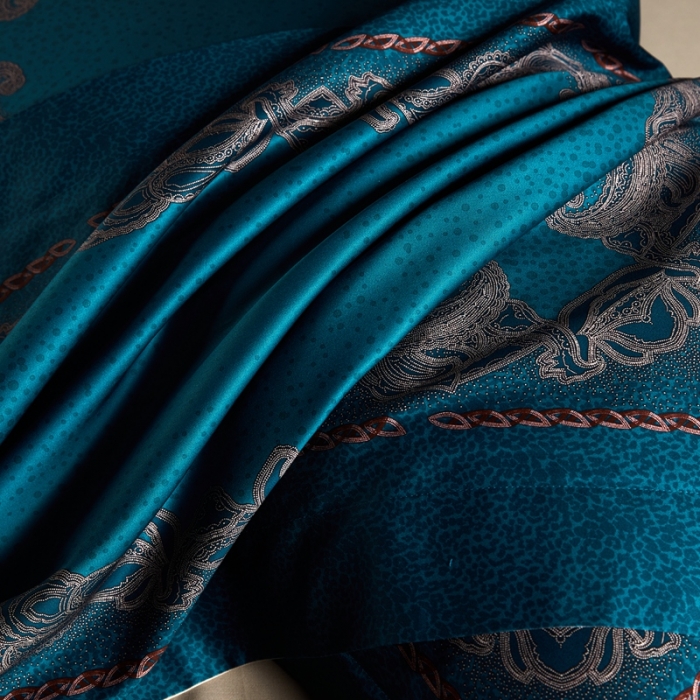 91家纺网 家纺一手货源 找家纺 缔缦家纺 2022新款长绒棉数码印花四件套 凯特琳