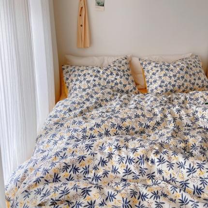 91家纺网 家纺一手货源 找家纺 （总）麦伦2021ins风全棉碎花小清新三四件套田园少女网红