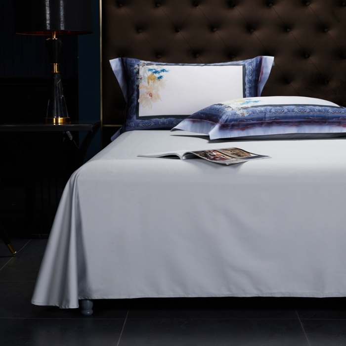 91家纺网 家纺一手货源 找家纺 缔缦家纺 2022新款长绒棉数码印花四件套 梦幻