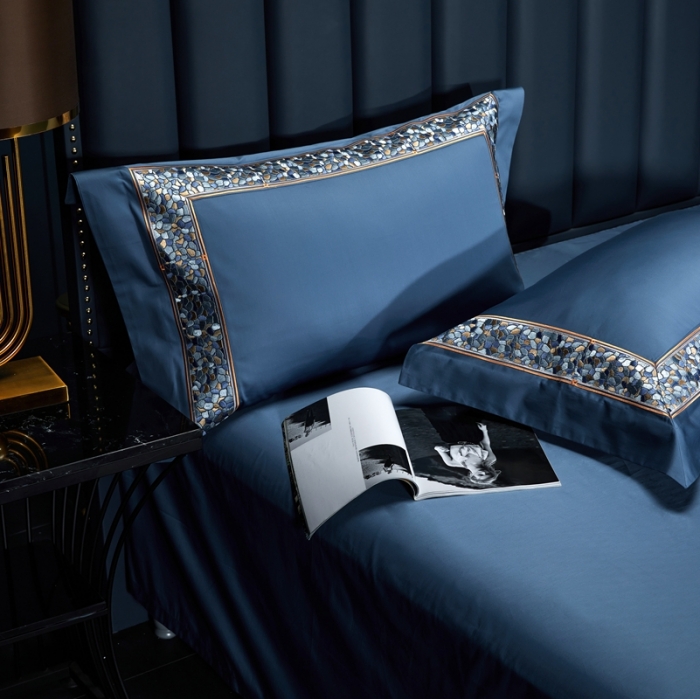 91家纺网 家纺一手货源 找家纺 总 缔缦家纺 2022新款100s澳棉刺绣系列四件套-布瑞琪