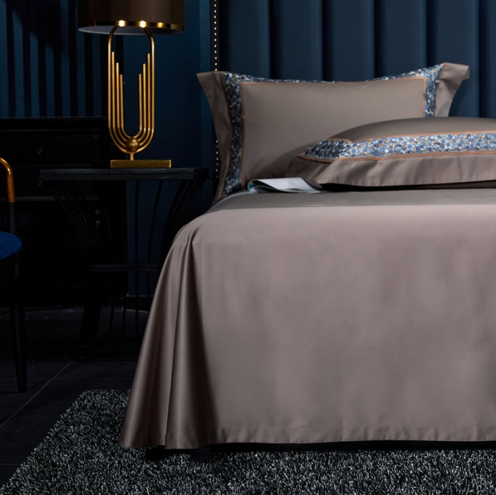 91家纺网 家纺一手货源 找家纺 缔缦家纺 2022新款100s澳棉刺绣系列四件套-布瑞琪 帛咖