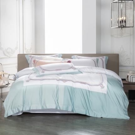 缔缦家纺 2022新款100s澳棉刺绣系列四件套-拉斐尔 马利兰