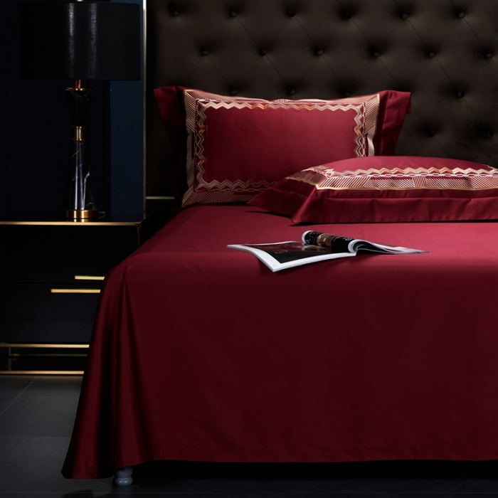 91家纺网 家纺一手货源 找家纺 （总）缔缦家纺 2022新款100s澳棉刺绣系列四件套-恋曲