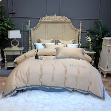 91家纺网 家纺一手货源 找家纺 总缔缦家纺 2022新款100支长绒棉福利跑量款四件套-格调