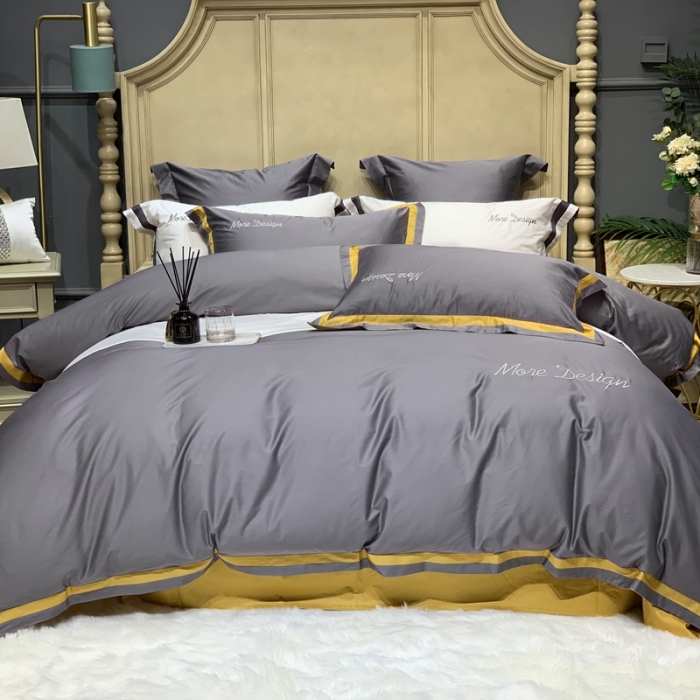 91家纺网 家纺一手货源 找家纺 总缔缦家纺 2022新款100支长绒棉福利跑量款四件套-格调