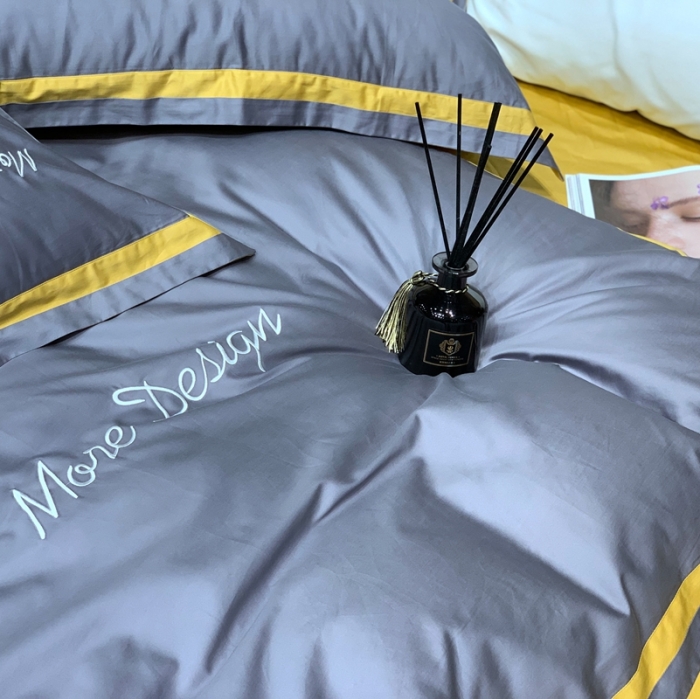 91家纺网 家纺一手货源 找家纺 总缔缦家纺 2022新款100支长绒棉福利跑量款四件套-格调