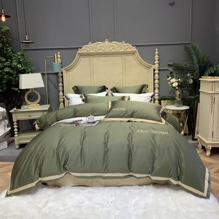 91家纺网 家纺一手货源 找家纺 总缔缦家纺 2022新款100支长绒棉福利跑量款四件套-格调