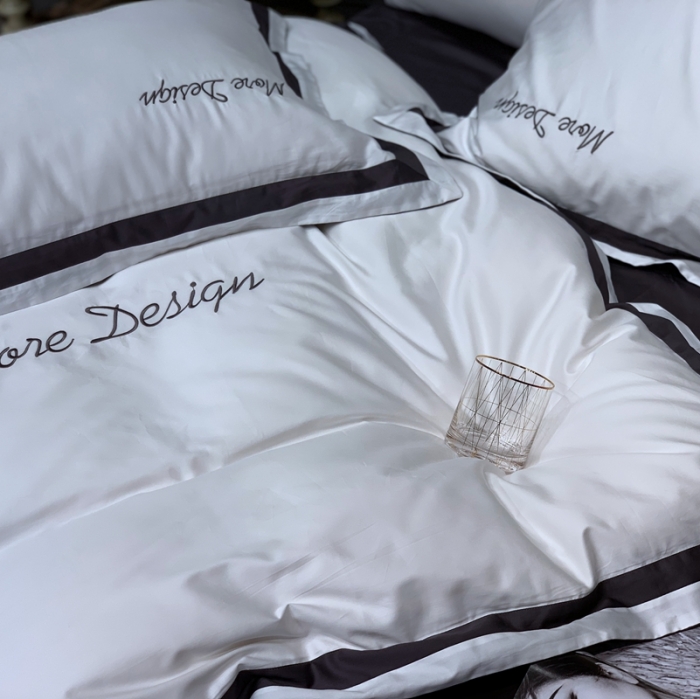 91家纺网 家纺一手货源 找家纺 缔缦家纺 2022新款100支长绒棉福利跑量款四件套-格调 都市灰