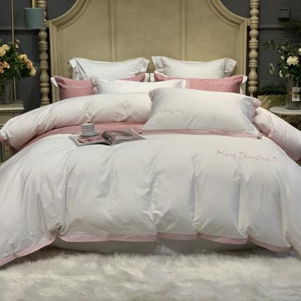 缔缦家纺 2022新款100支长绒棉福利跑量款四件套-年华 本白