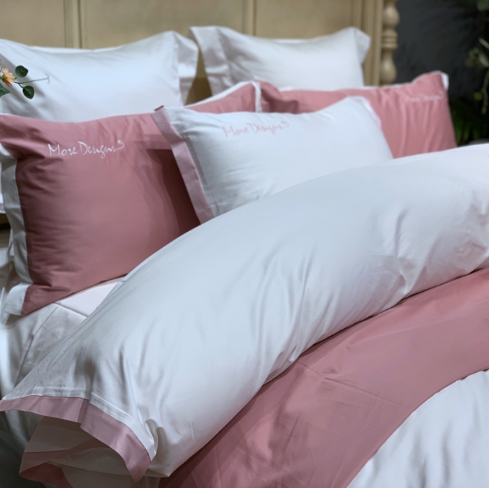 91家纺网 家纺一手货源 找家纺 缔缦家纺 2022新款100支长绒棉福利跑量款四件套-年华 本白