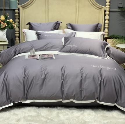 缔缦家纺 2022新款100支长绒棉福利跑量款四件套-年华 都市灰