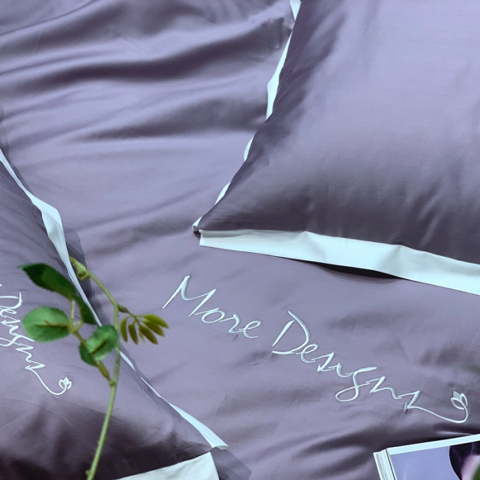 91家纺网 家纺一手货源 找家纺 缔缦家纺 2022新款100支长绒棉福利跑量款四件套-年华 梦幻紫