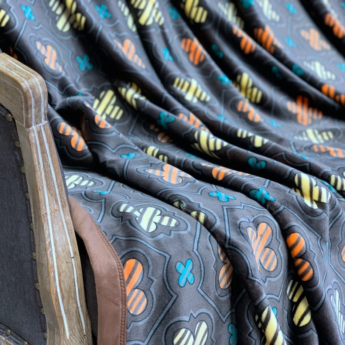 91家纺网 家纺一手货源 找家纺 （总）缔缦家纺 2022新型AB版复合毛毯