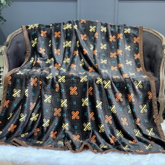 91家纺网 家纺一手货源 找家纺 （总）缔缦家纺 2022新型AB版复合毛毯