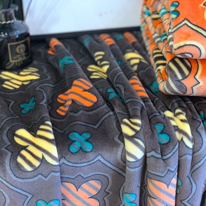 91家纺网 家纺一手货源 找家纺 缔缦家纺 2022新型AB版复合毛毯 安格斯