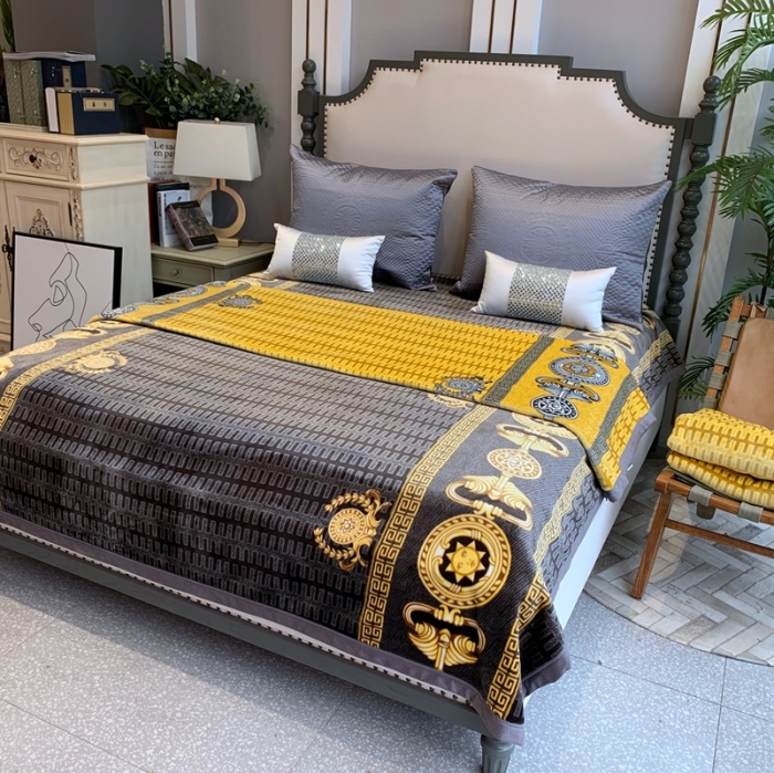 91家纺网 家纺一手货源 找家纺 缔缦家纺 2022新型AB版复合毛毯 巴特罗