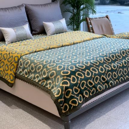 缔缦家纺 2022新型AB版复合毛毯 米兰