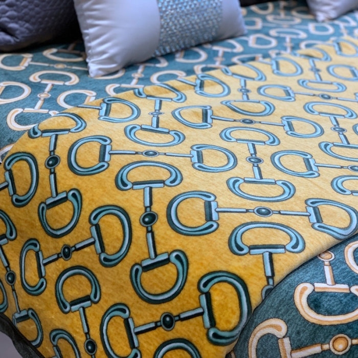 91家纺网 家纺一手货源 找家纺 缔缦家纺 2022新型AB版复合毛毯 米兰