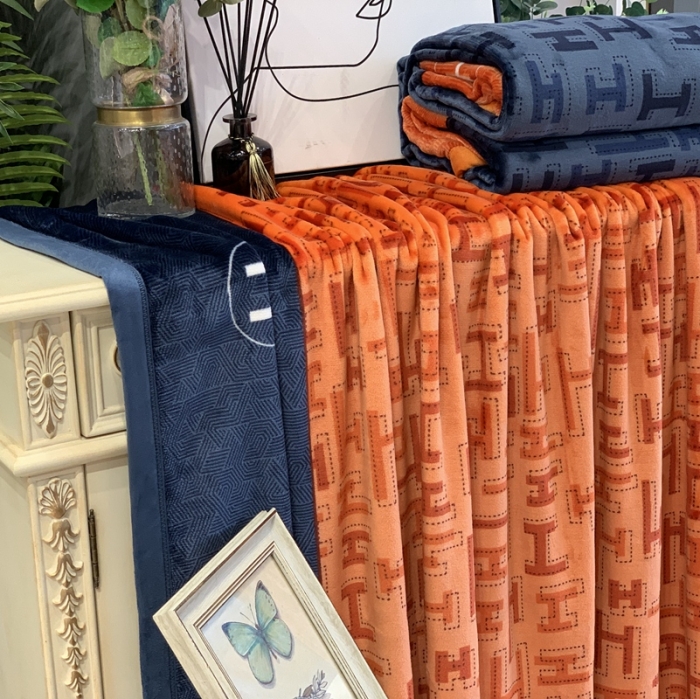 91家纺网 家纺一手货源 找家纺 缔缦家纺 2022新型AB版复合毛毯 那不勒斯