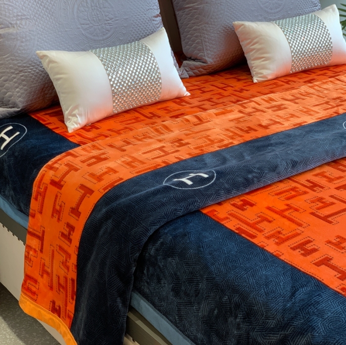 91家纺网 家纺一手货源 找家纺 缔缦家纺 2022新型AB版复合毛毯 那不勒斯