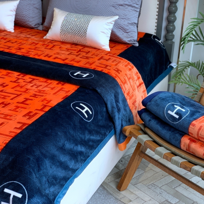 91家纺网 家纺一手货源 找家纺 缔缦家纺 2022新型AB版复合毛毯 那不勒斯